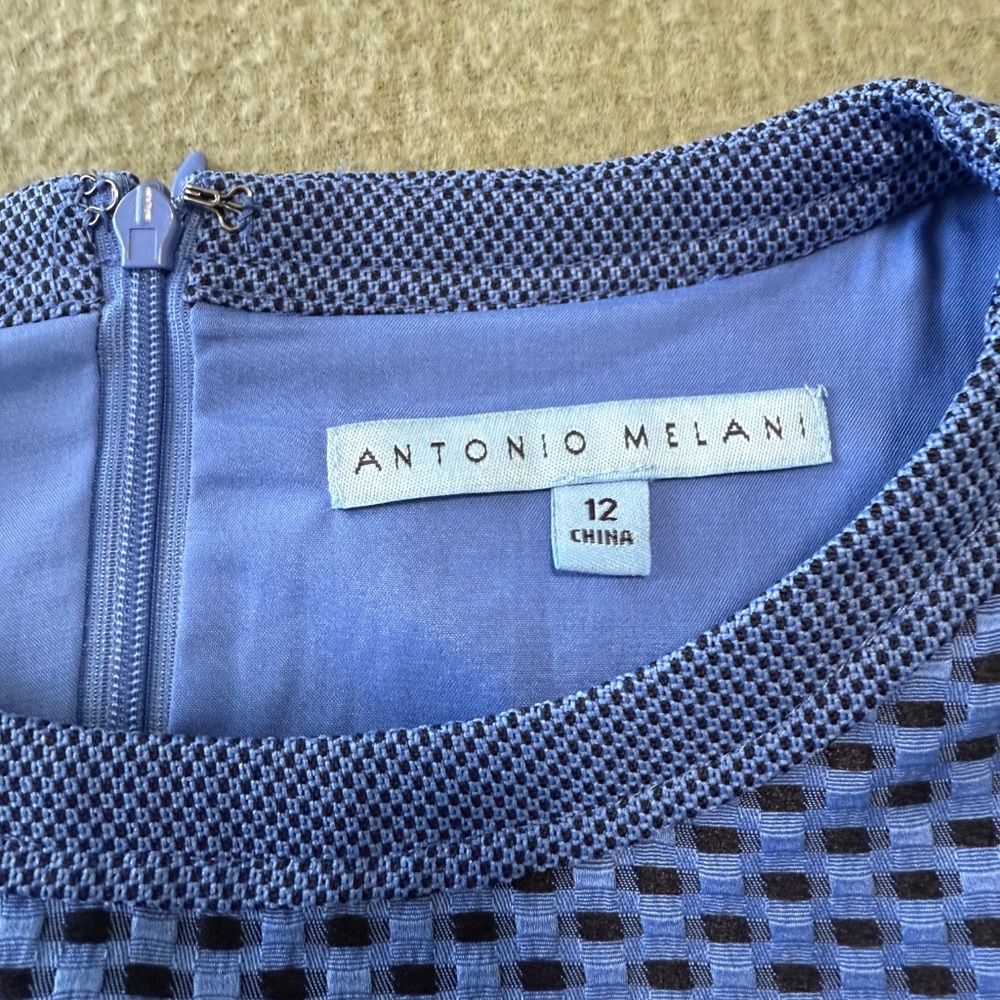 Antonio Melani Women’s Sleeveless Blue‎ Dress Size 12 - Picture 11 of 12